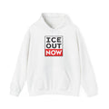 Official ICE OUT NOW Hoodie — Bold Minimalist Graphic Pullover