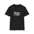 I Boat, I Vote Unisex Softstyle T-Shirt - Perfect for Election Season & Activism